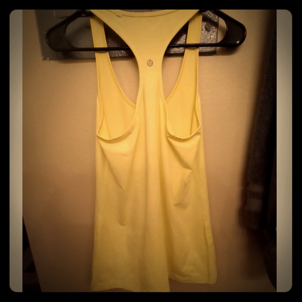 Lululemon Racerback Yellow
